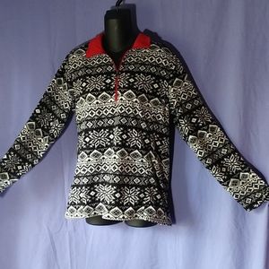 Land's End, soft flannel, collared, sz. Medium top